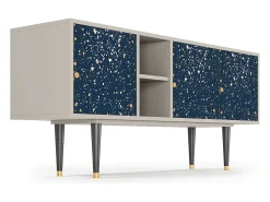 New Mueble de TV - 150х69х41 cm - T5 - Starfall, Areia Bege