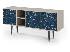 New Mueble de TV - 150х69х41 cm - T5 - Starfall, Areia Bege