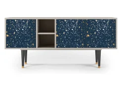 New Mueble de TV - 150х69х41 cm - T5 - Starfall, Areia Bege