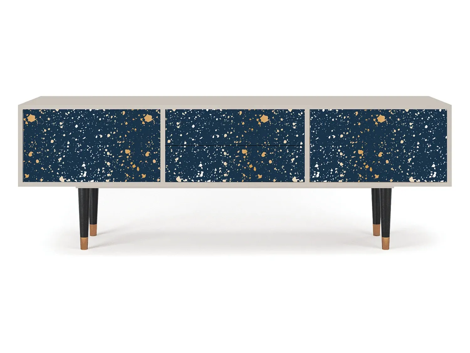 Móvel De Tv* Mueble de TV - 170х59х48 cm - T4 - Starfall, Areia Bege