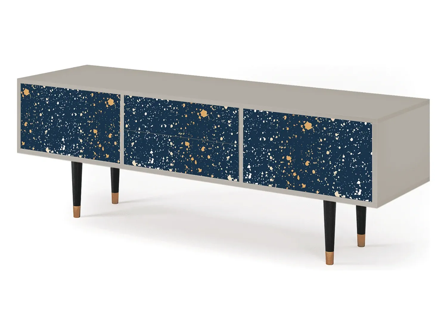 Móvel De Tv* Mueble de TV - 170х59х48 cm - T4 - Starfall, Areia Bege