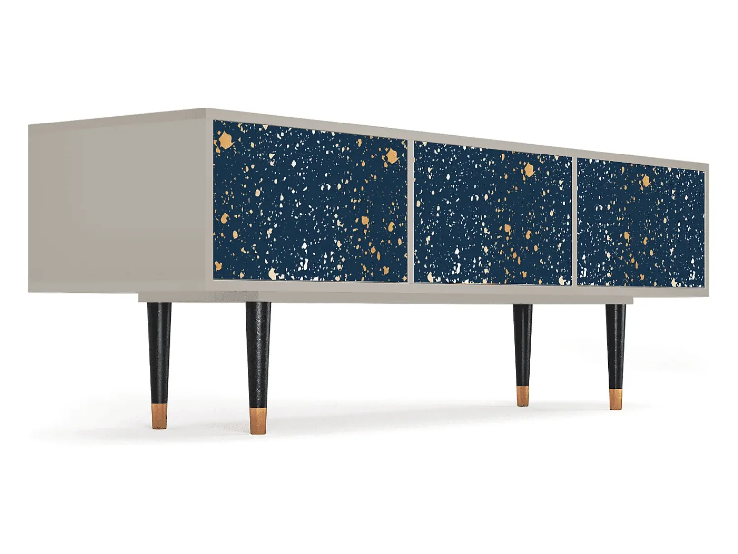 Móvel De Tv* Mueble de TV - 170х59х48 cm - T4 - Starfall, Areia Bege