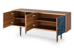 Móvel De Tv* Mueble de TV - 150х69х41 cm - T5 - Starfall, Nogueira Castanho