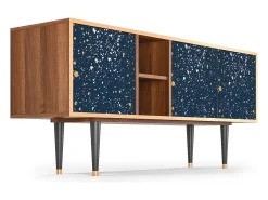 Móvel De Tv* Mueble de TV - 150х69х41 cm - T5 - Starfall, Nogueira Castanho