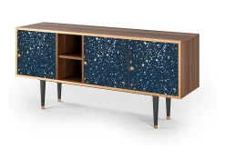 Móvel De Tv* Mueble de TV - 150х69х41 cm - T5 - Starfall, Nogueira Castanho