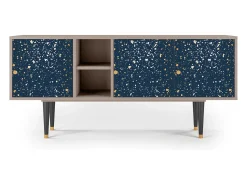 Móvel De Tv| Mueble de TV - 150х69х41 cm - T5 - Starfall, Latte Bege