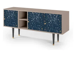 Móvel De Tv| Mueble de TV - 150х69х41 cm - T5 - Starfall, Latte Bege