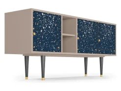 Móvel De Tv| Mueble de TV - 150х69х41 cm - T5 - Starfall, Latte Bege