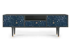 Mueble de TV - 170х59х41 cm - T6 - Starfall, Antracite^ Móvel De Tv