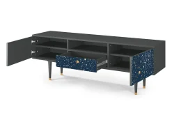 Mueble de TV - 170х59х41 cm - T6 - Starfall, Antracite^ Móvel De Tv