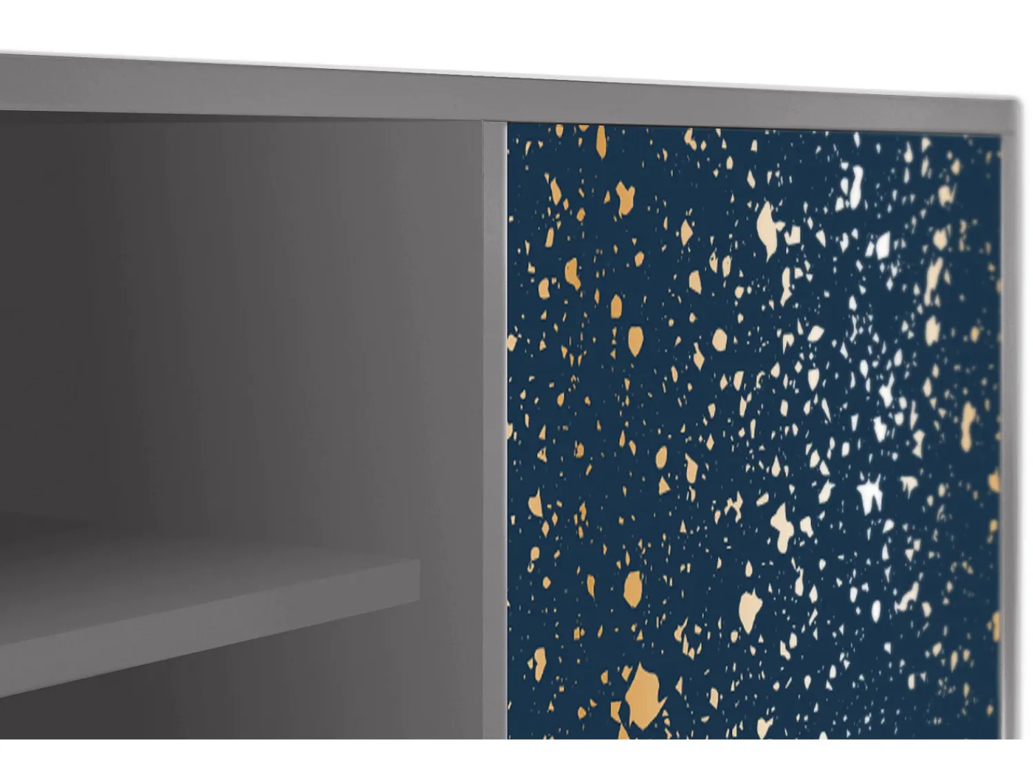 Mueble de TV - 170х69х48 cm - T2 - Starfall, Cinza^ Móvel De Tv