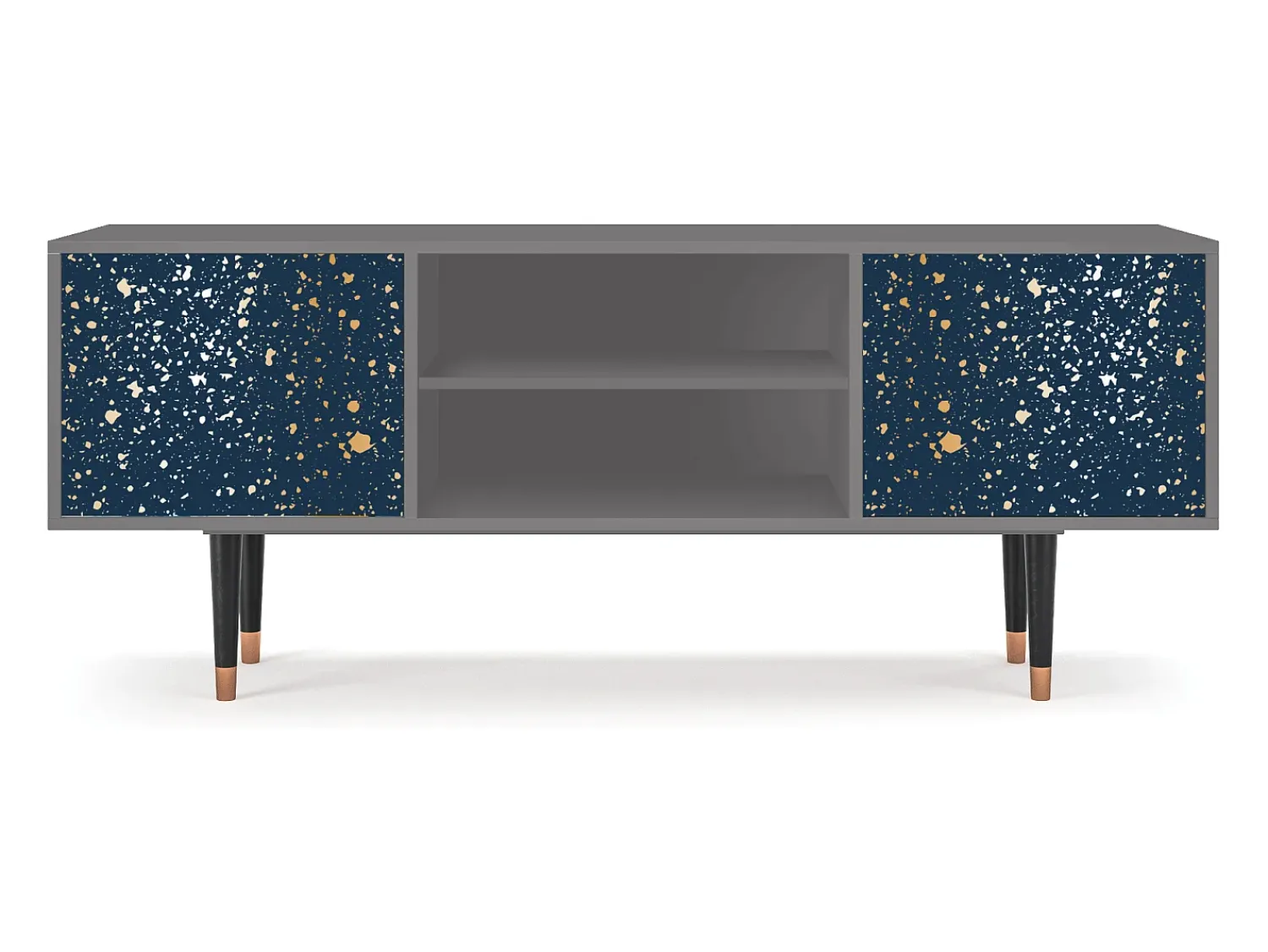 Mueble de TV - 170х69х48 cm - T2 - Starfall, Cinza^ Móvel De Tv