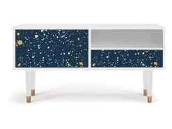 Mueble de TV - 115х59х48 cm - T3 - Starfall, Branco^ Móvel De Tv