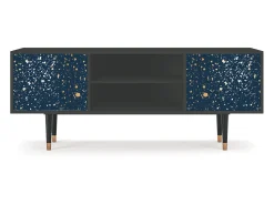 Online Mueble de TV - 170х69х48 cm - T2 - Starfall, Antracite Cinza antracite
