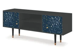 Online Mueble de TV - 170х69х48 cm - T2 - Starfall, Antracite Cinza antracite