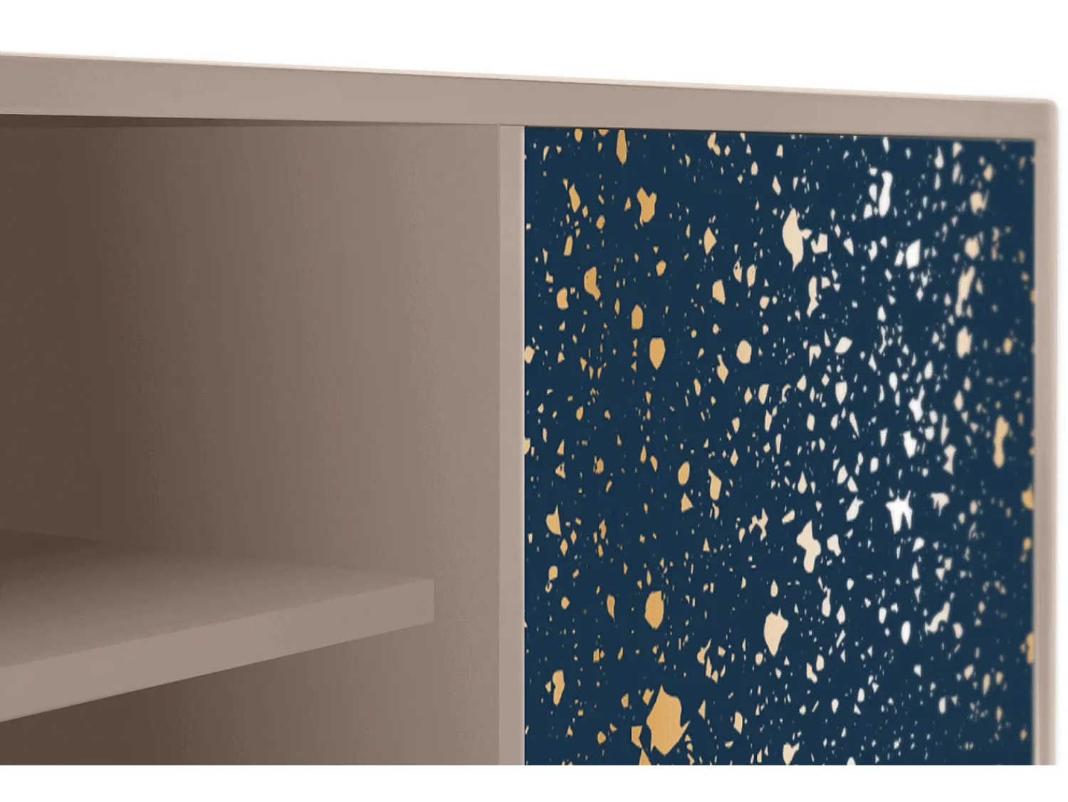 Móvel De Tv* Mueble de TV - 170х69х48 cm - T2 - Starfall, Latte Bege