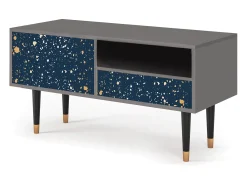 Mueble de TV - 115х59х48 cm - T3 - Starfall, Cinza^ Móvel De Tv