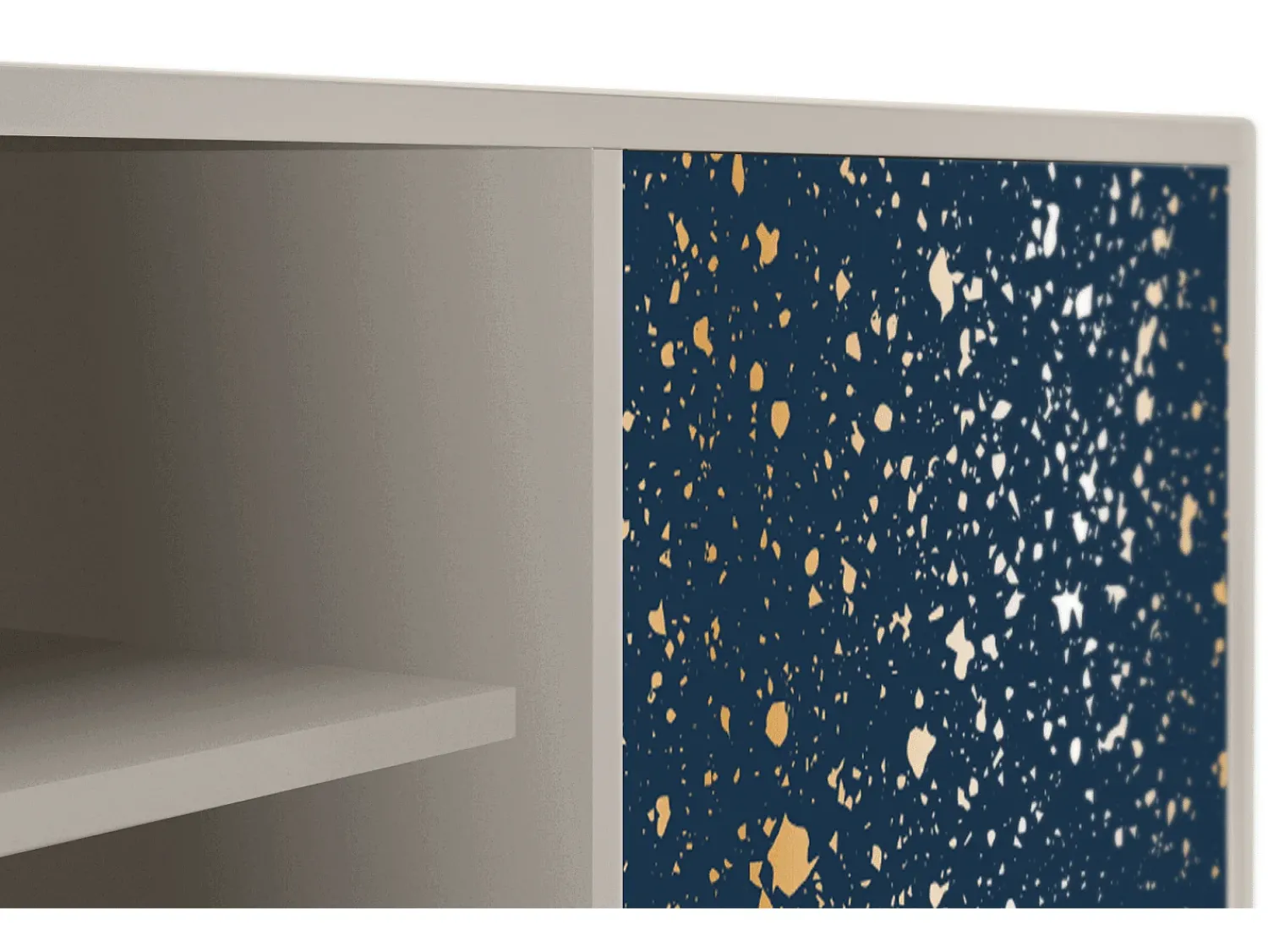 Móvel De Tv| Mueble de TV - 170х69х48 cm - T2 - Starfall, Areia Bege