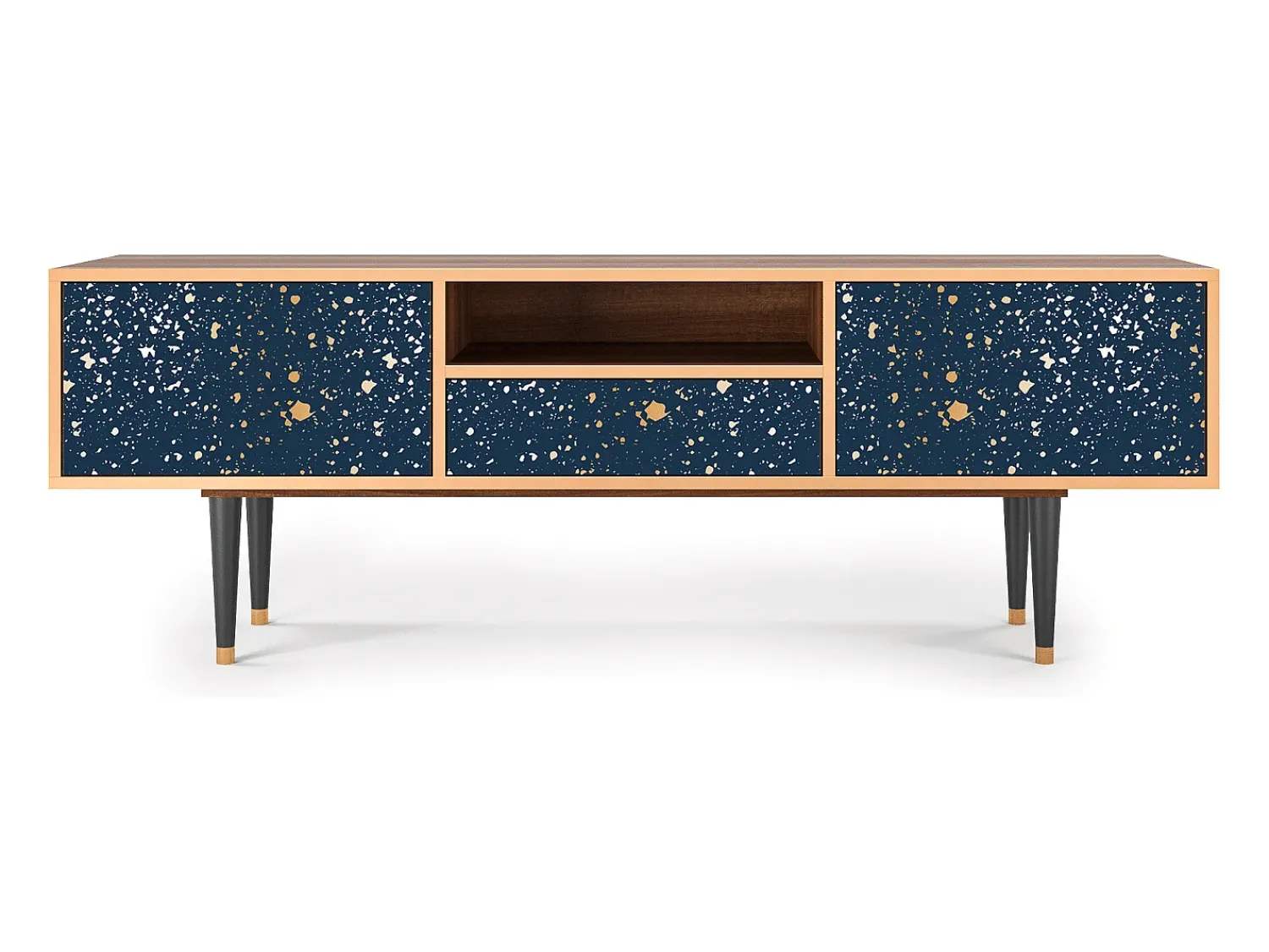 Mueble de TV - 170х59х41 cm - T6 - Starfall, Nogueira^ Móvel De Tv