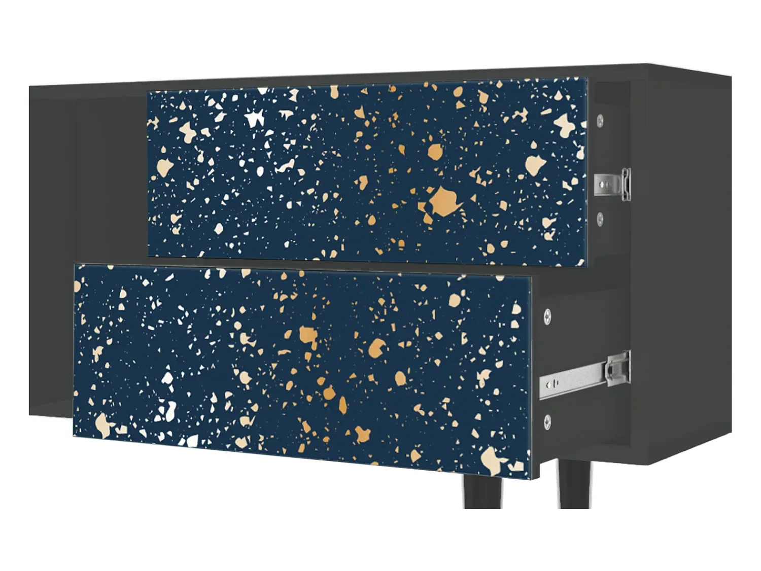 Mueble de TV - 170х69х48 cm - T1 - Starfall, Antracite^ Móvel De Tv