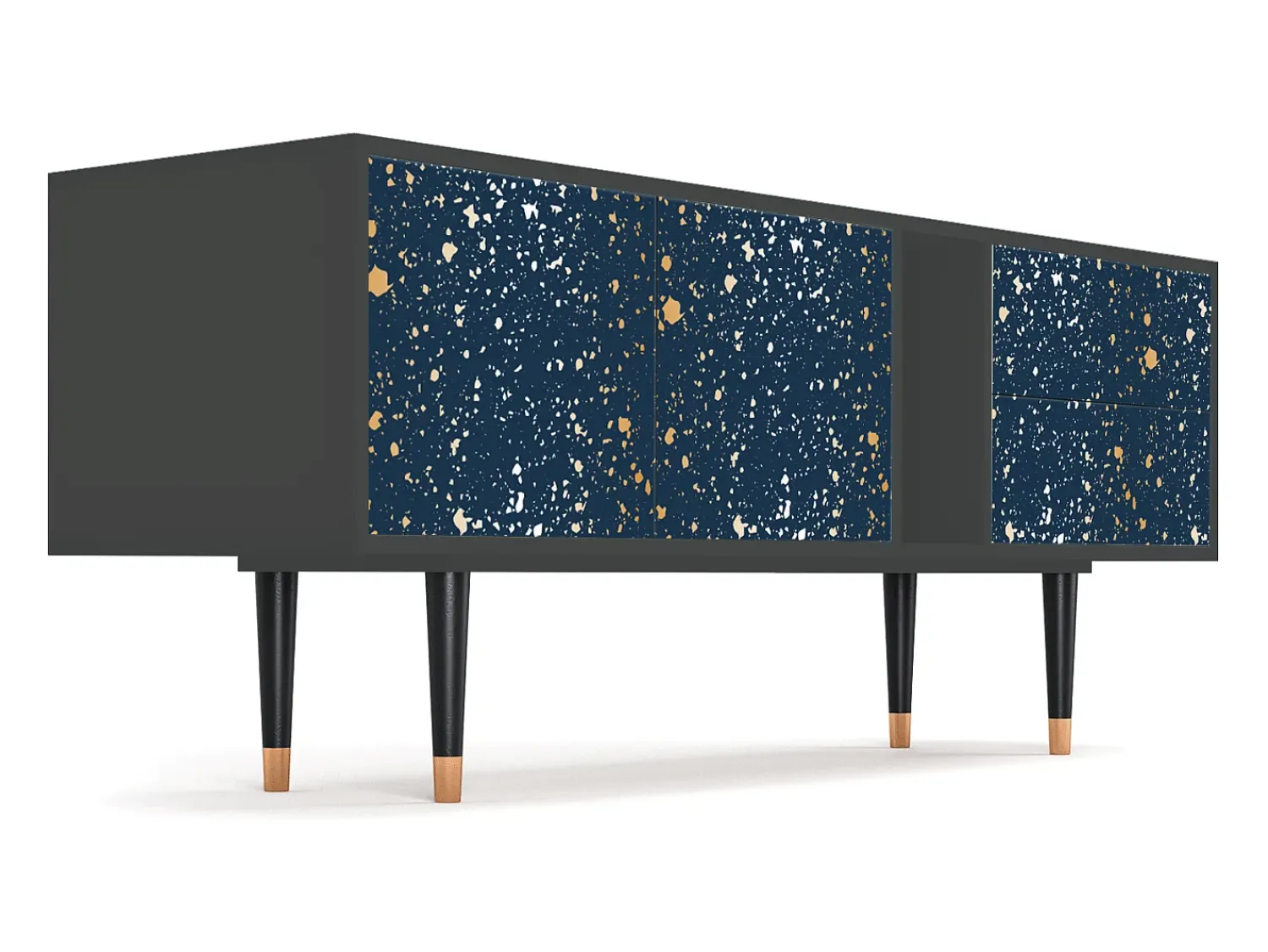 Mueble de TV - 170х69х48 cm - T1 - Starfall, Antracite^ Móvel De Tv
