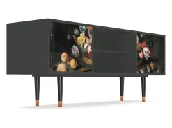 Mueble de TV - 170х69х48 cm - T2 - Still Life with Flowers, Antracite^ Móvel De Tv