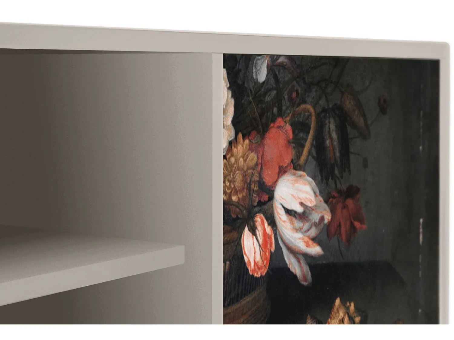 Mueble de TV - 170х69х48 cm - T2 - Still Life with Flowers, Areia^ Móvel De Tv