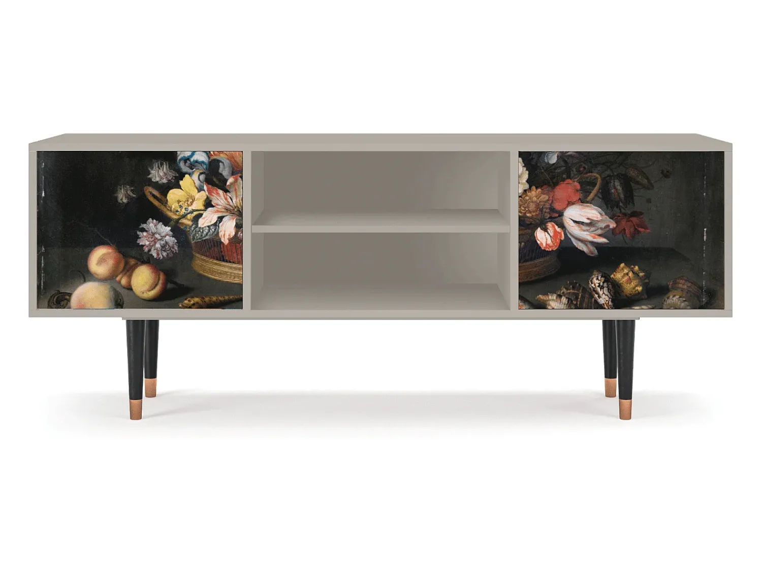 Mueble de TV - 170х69х48 cm - T2 - Still Life with Flowers, Areia^ Móvel De Tv