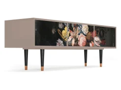 Mueble de TV - 170х59х48 cm - T4 - Still Life with Flowers, Latte^ Móvel De Tv