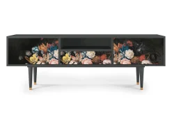 Online Mueble de TV - 170х59х41 cm - T6 - Still Life with Flowers, Antracite Cinza antracite
