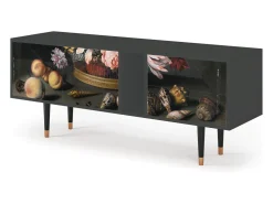 Sale Mueble de TV - 170х69х48 cm - T1 - Still Life with Flowers, Antracite Cinza antracite