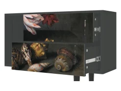 Sale Mueble de TV - 170х69х48 cm - T1 - Still Life with Flowers, Antracite Cinza antracite
