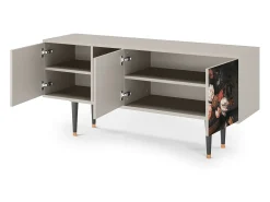 Mueble de TV - 150х69х41 cm - T5 - Still Life with Flowers, Areia^ Móvel De Tv