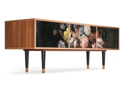 Outlet Mueble de TV - 170х59х48 cm - T4 - Still Life with Flowers, Nogueira Castanho