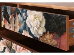 Outlet Mueble de TV - 170х59х48 cm - T4 - Still Life with Flowers, Nogueira Castanho