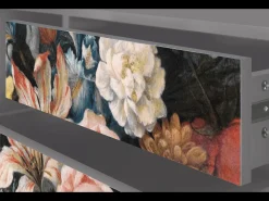 Best Mueble de TV - 170х59х48 cm - T4 - Still Life with Flowers, Cinza Cinzento