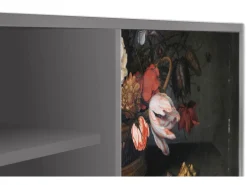 Mueble de TV - 170х69х48 cm - T2 - Still Life with Flowers, Cinza^ Móvel De Tv