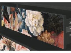 Mueble de TV - 170х59х48 cm - T4 - Still Life with Flowers, Antracite Cinza antracite