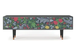 Móvel De Tv| Mueble de TV - 170х59х48 cm - T4 - Summer Berries, Antracite Cinza antracite