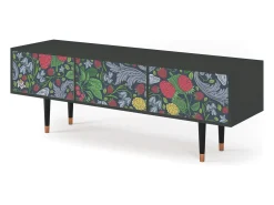 Móvel De Tv| Mueble de TV - 170х59х48 cm - T4 - Summer Berries, Antracite Cinza antracite