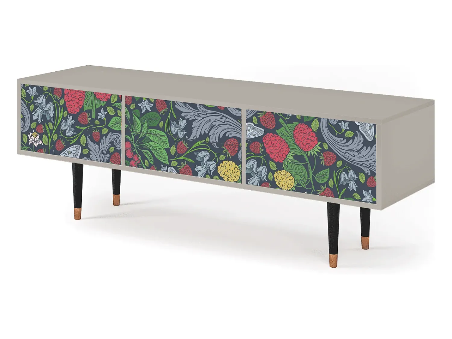 Discount Mueble de TV - 170х59х48 cm - T4 - Summer Berries, Areia Bege