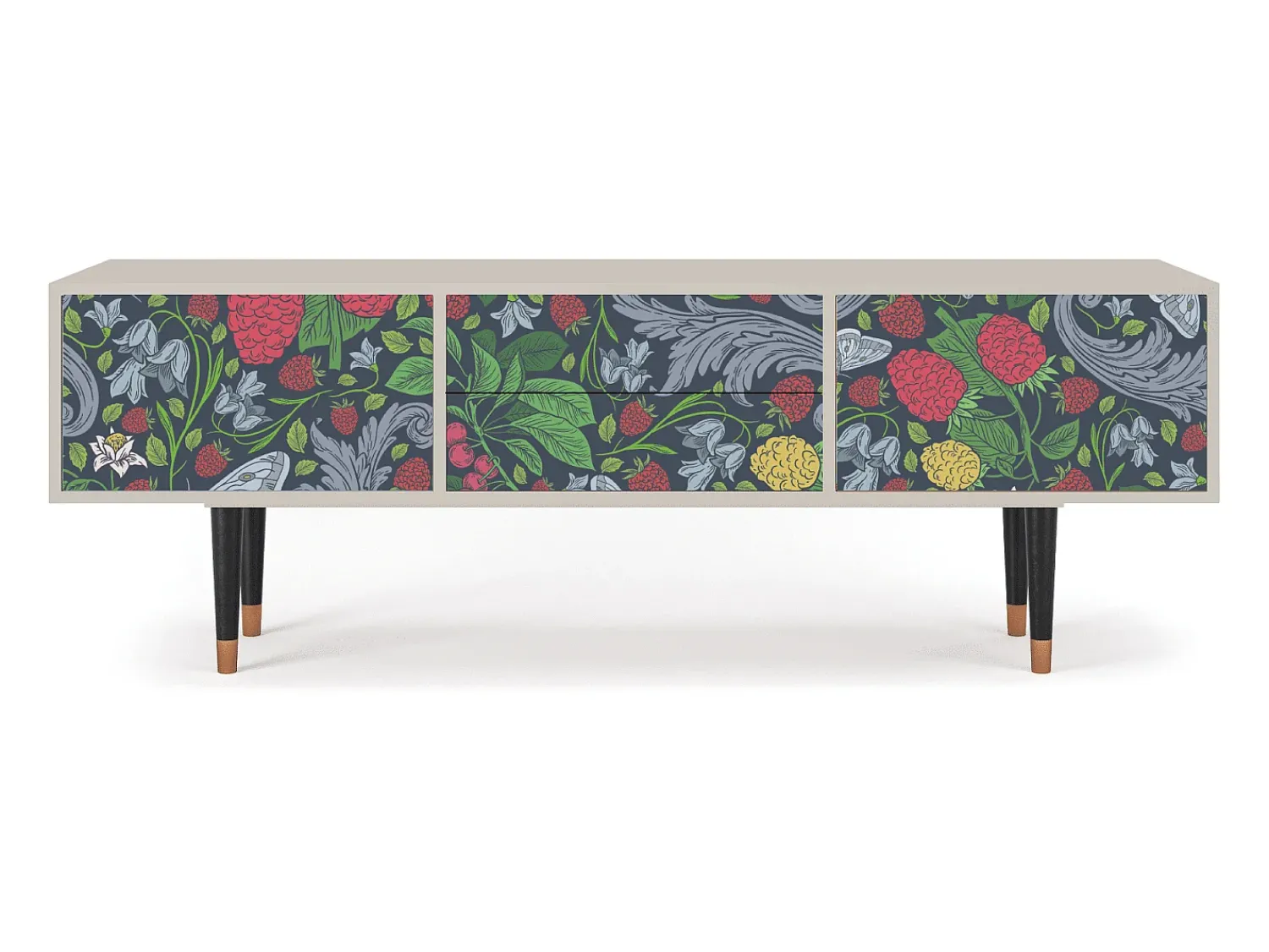 Discount Mueble de TV - 170х59х48 cm - T4 - Summer Berries, Areia Bege