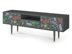 Clearance Mueble de TV - 170х59х41 cm - T6 - Summer Berries, Antracite Cinza antracite