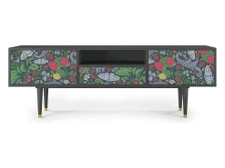 Clearance Mueble de TV - 170х59х41 cm - T6 - Summer Berries, Antracite Cinza antracite
