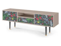 Móvel De Tv| Mueble de TV - 170х59х41 cm - T6 - Summer Berries, Areia Bege