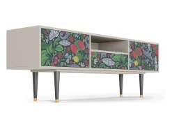 Móvel De Tv| Mueble de TV - 170х59х41 cm - T6 - Summer Berries, Areia Bege
