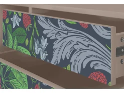 Móvel De Tv* Mueble de TV - 170х59х48 cm - T4 - Summer Berries, Latte Bege