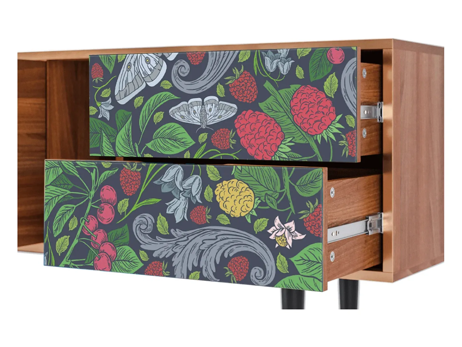 Mueble de TV - 170х69х48 cm - T1 - Summer Berries, Nogueira^ Móvel De Tv