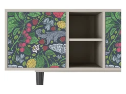 Mueble de TV - 150х69х41 cm - T5 - Summer Berries, Areia^ Móvel De Tv