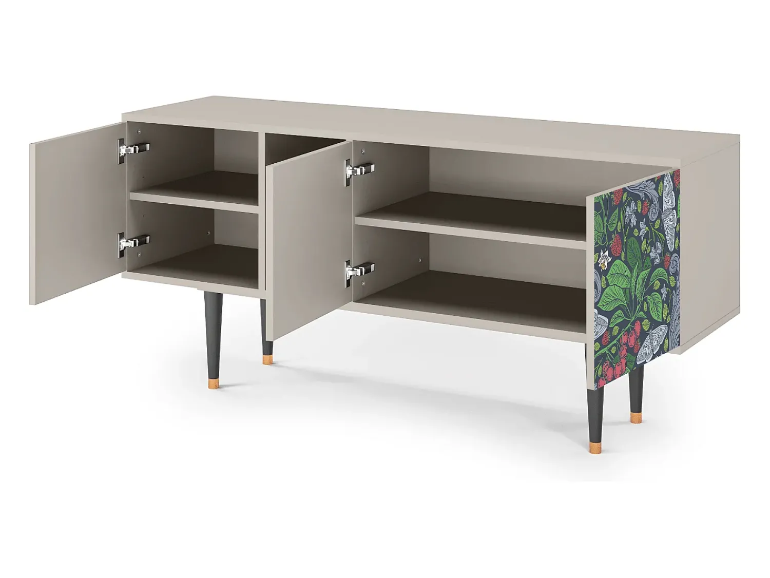 Mueble de TV - 150х69х41 cm - T5 - Summer Berries, Areia^ Móvel De Tv